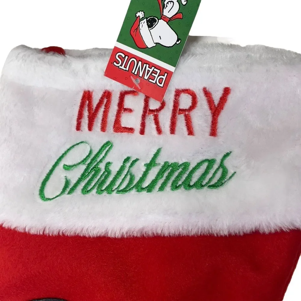 PEANUTS‎ SNOOPY & WOODSTOCK with Lights Christmas Stocking by Kurt Adler NWT - Picture 5 of 6